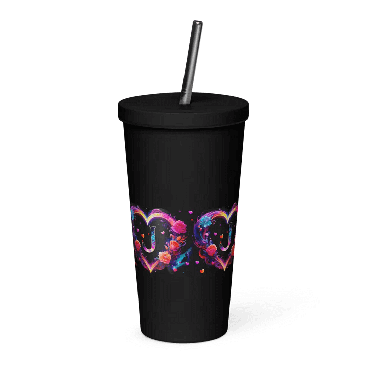 Valentine’s Monogram Letter J(1) Tumbler product image (1)