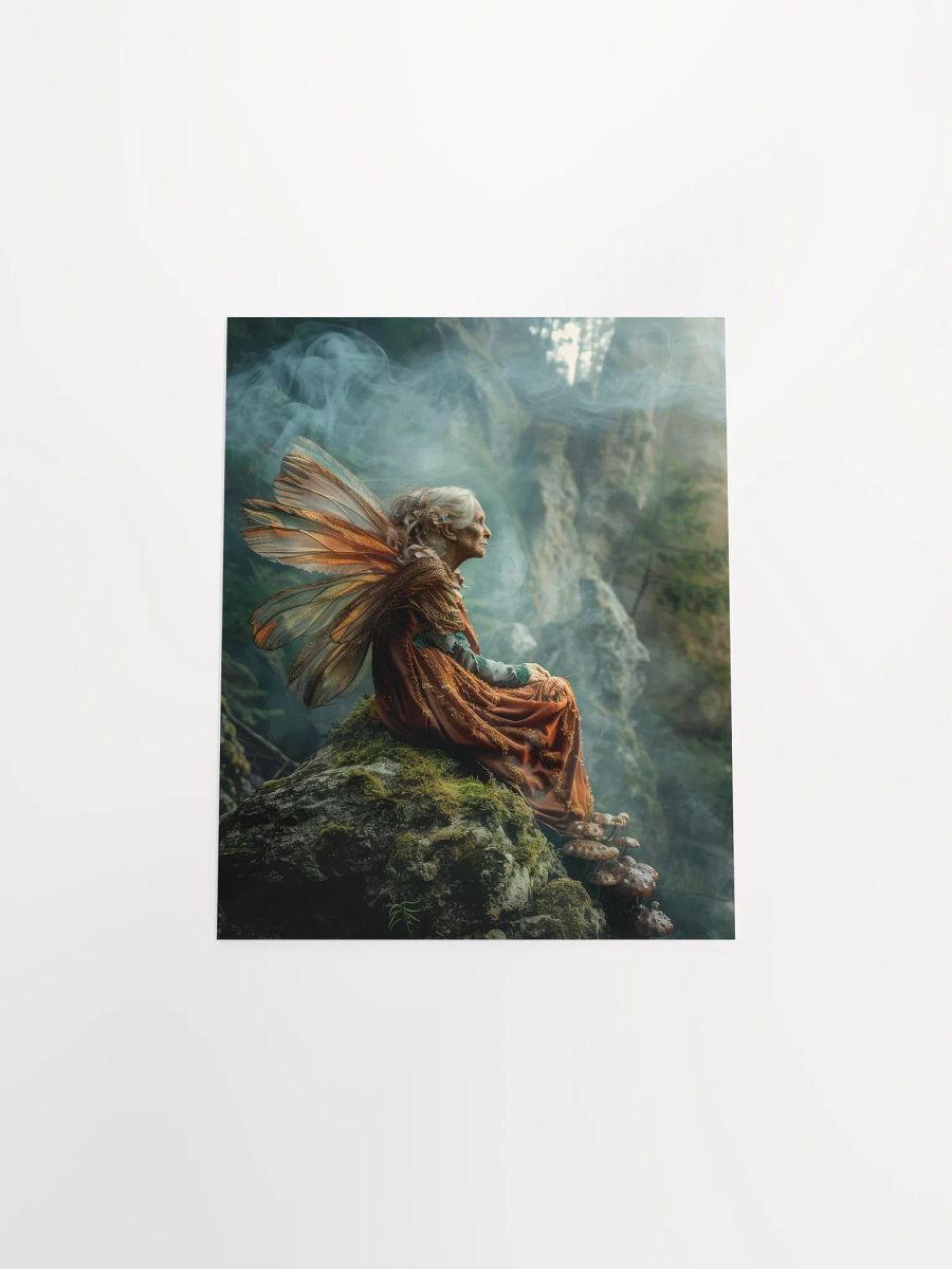 Elder fairy on a rock - Poster product image (20)