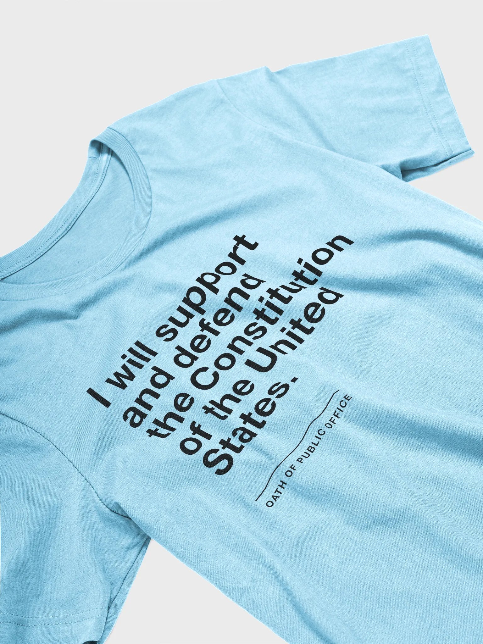 Oath of Public Office T-shirt (Black) product image (3)