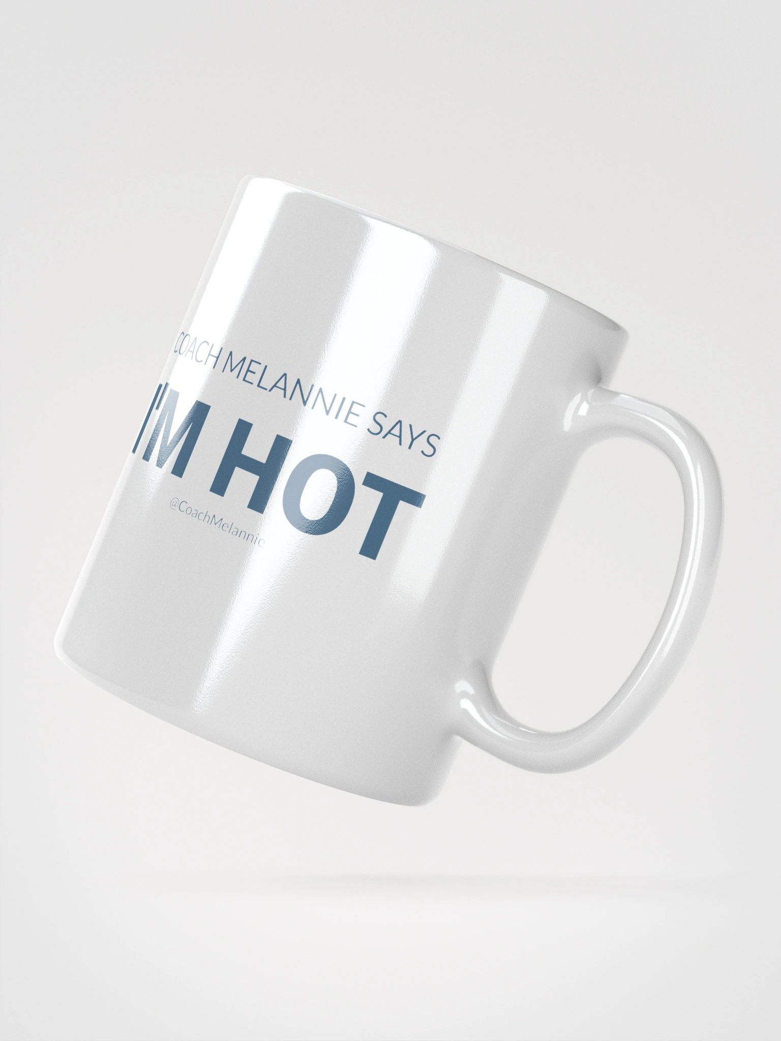 Coach Melannie Says I’m Hot – Confidence Mug (White) product image (6)