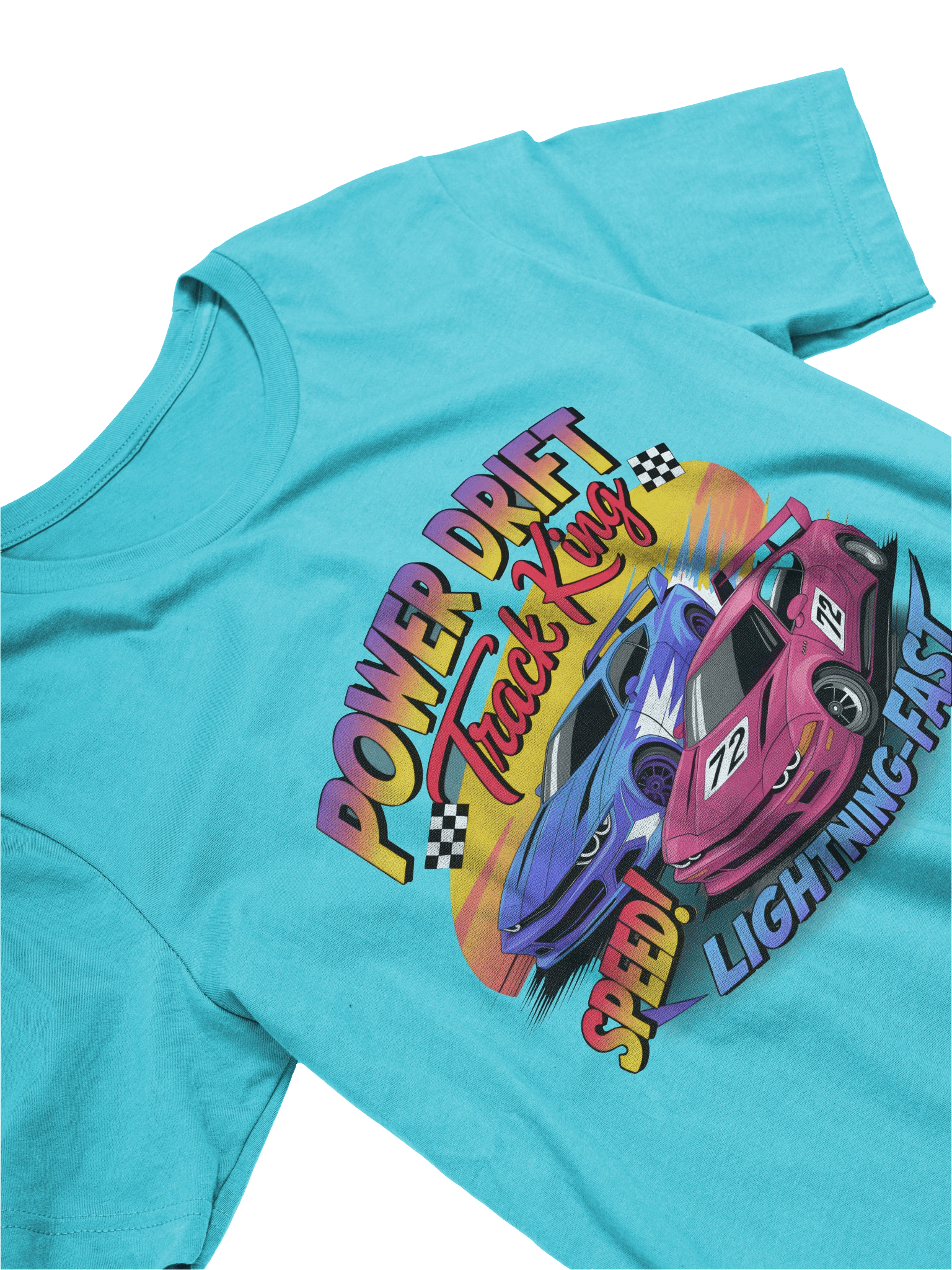 Power Drift Racing Cars – Futuristic T-Shirt Design - Hein Signature Studios product image (27)