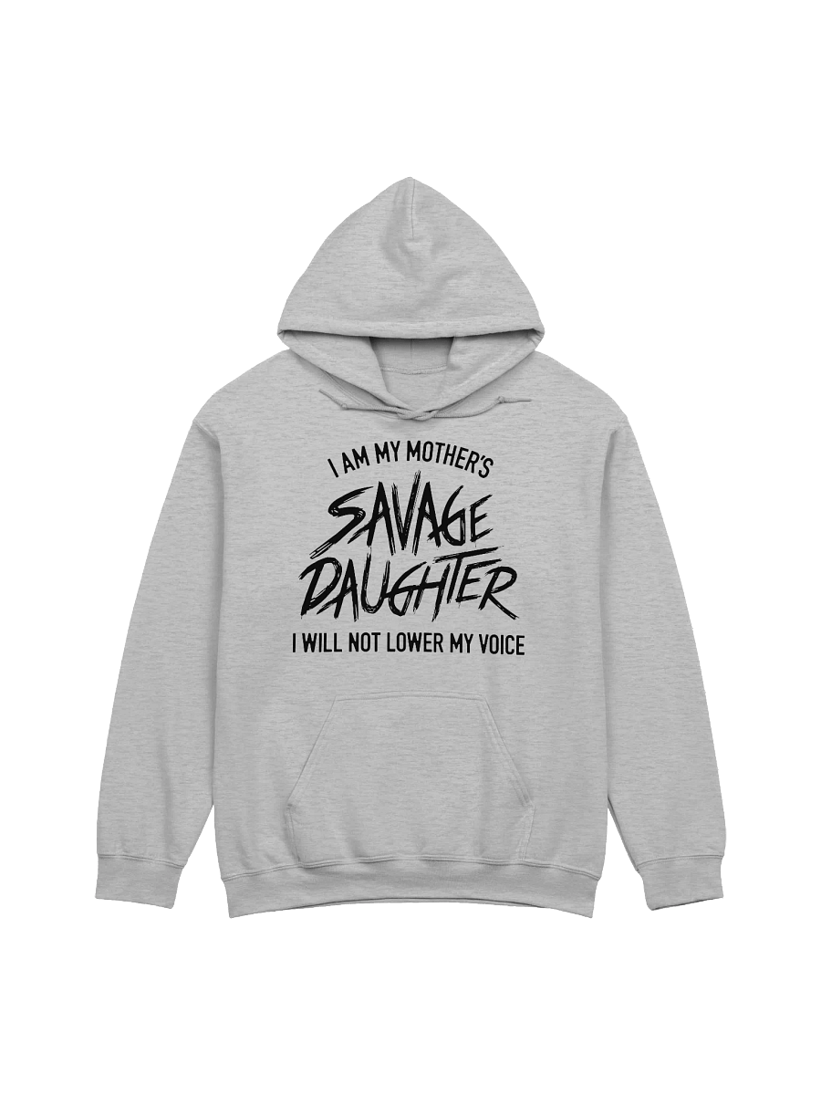 Savage Daughter Hoodie (black print) product image (2)
