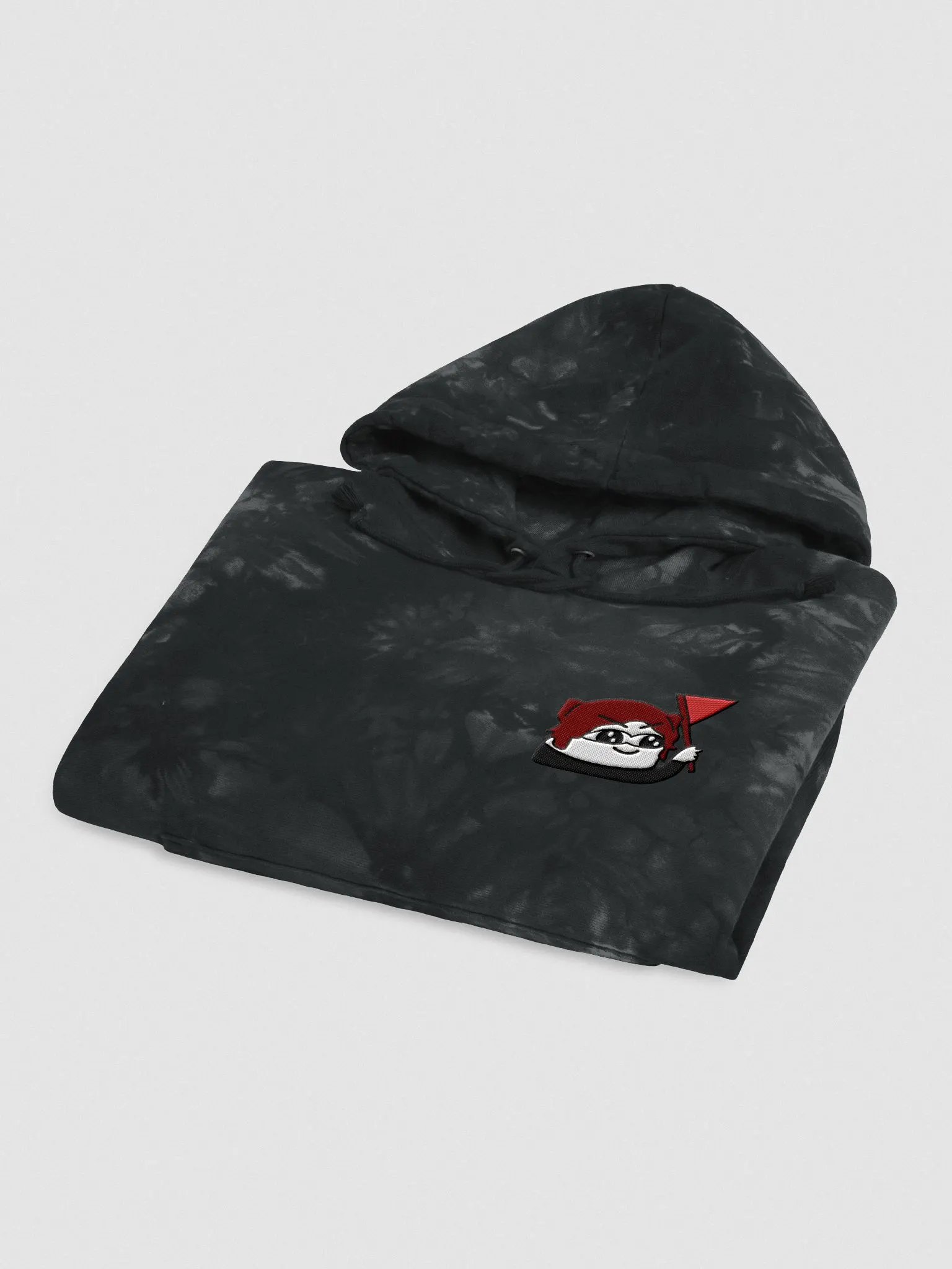 Tina Red Flag Tie Dye Hoodie product image (4)