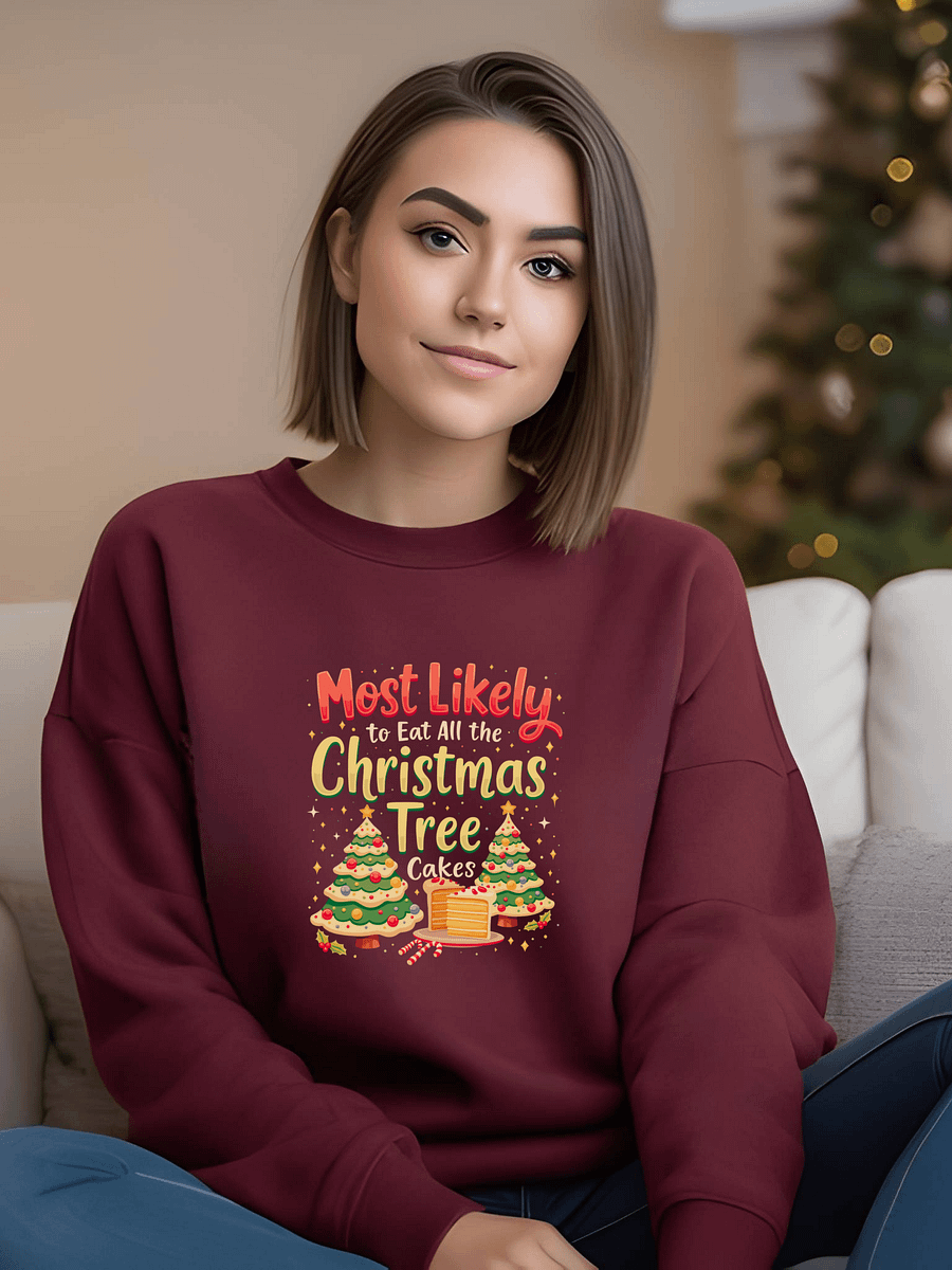 Christmas Tree Cake Sweatshirt product image (1)