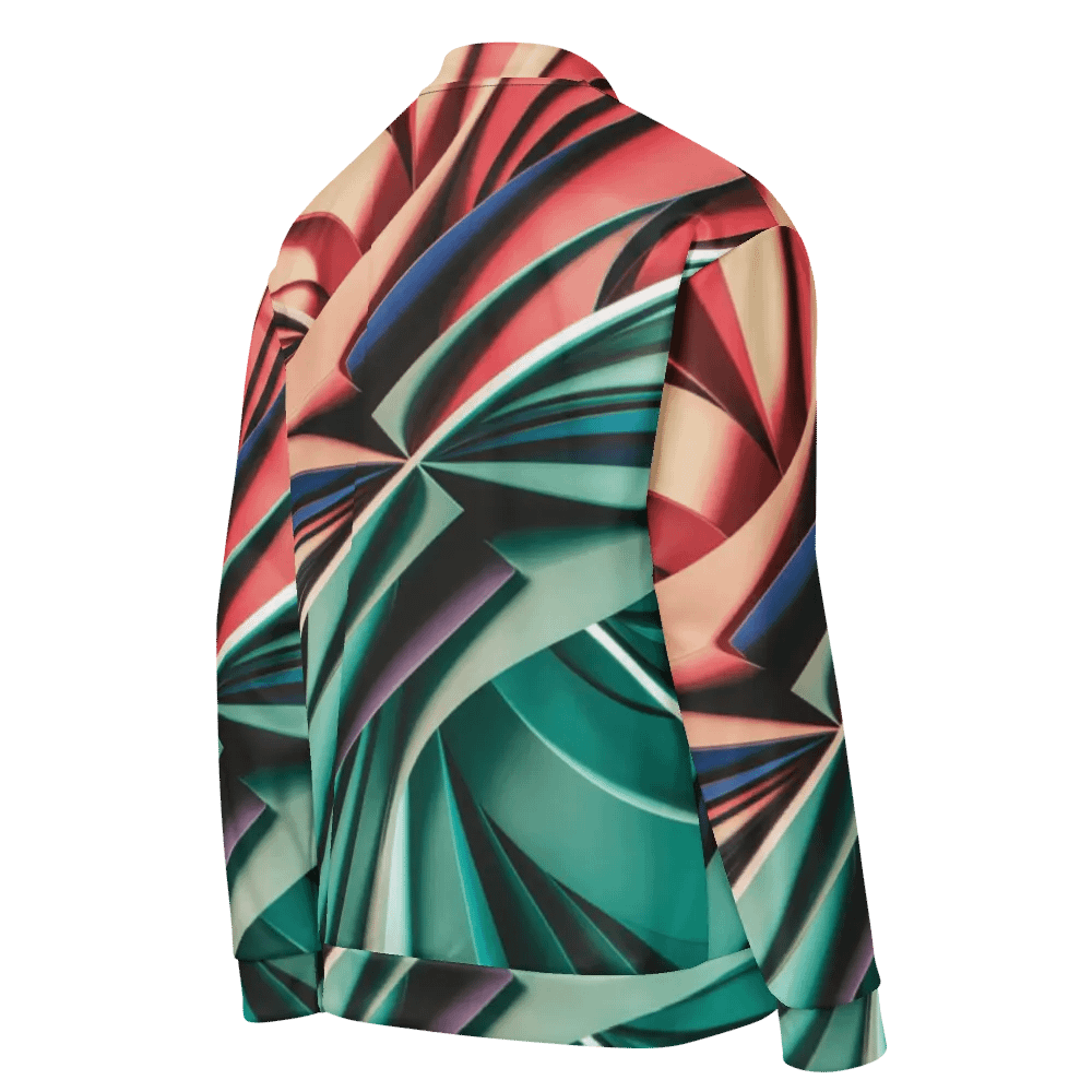 Exclusive Abstract Art Unisex Bomber Jacket - TDS Music Original Design product image (6)