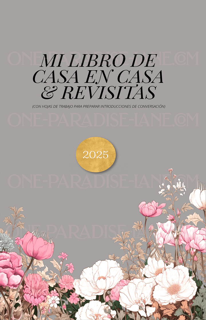 Mi Libro de Casa en Casa y Revisitas | 2025 | Libro Digital product image (1)