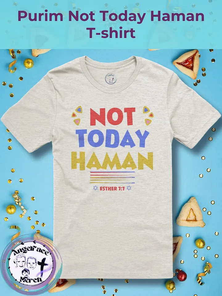 Purim Not Today Haman T-shirt product image (1)