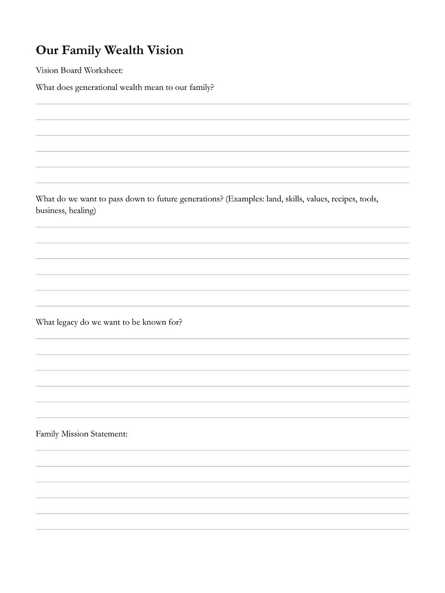 Building Generational Wealth and Legacy From Scratch Workbook product image (3)