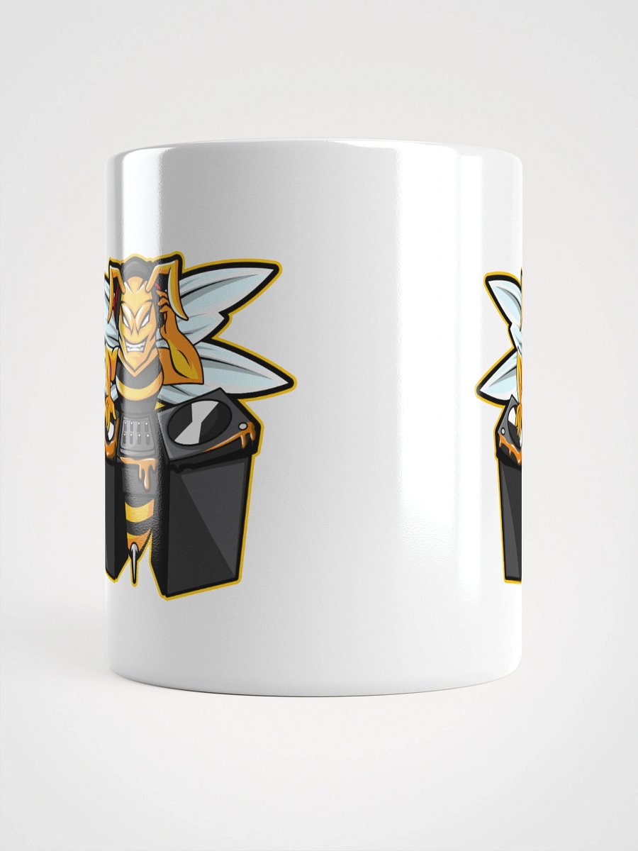 Bee Logo White Glossy Mug product image (13)
