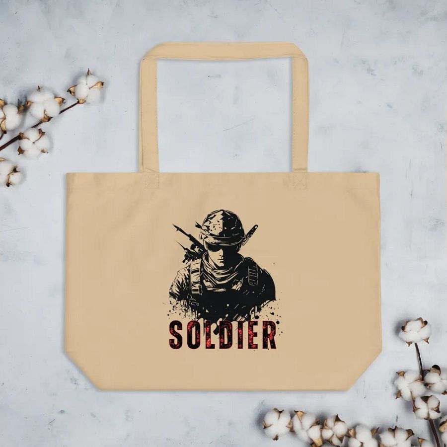 Warrior Soldier Eco Tote product image (3)