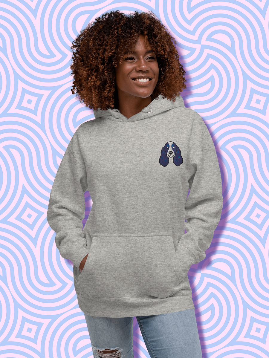 Cute English Cocker Spaniel Embroidered Premium Hoodie product image (3)