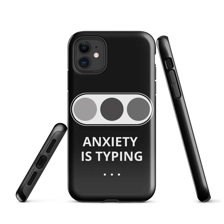 Apple anxiety is typing phone case product image (1)