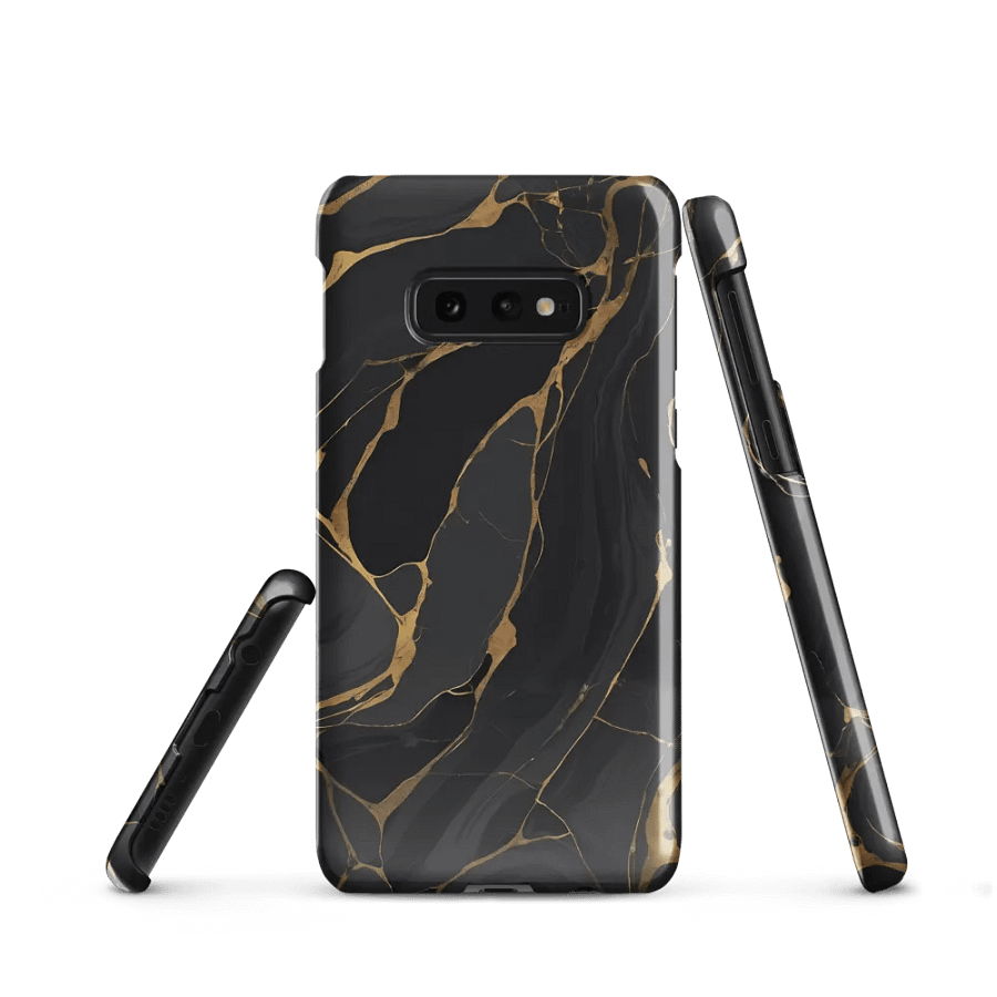 Snap Case for Samsung – Ebon Gold Waves product image (1)