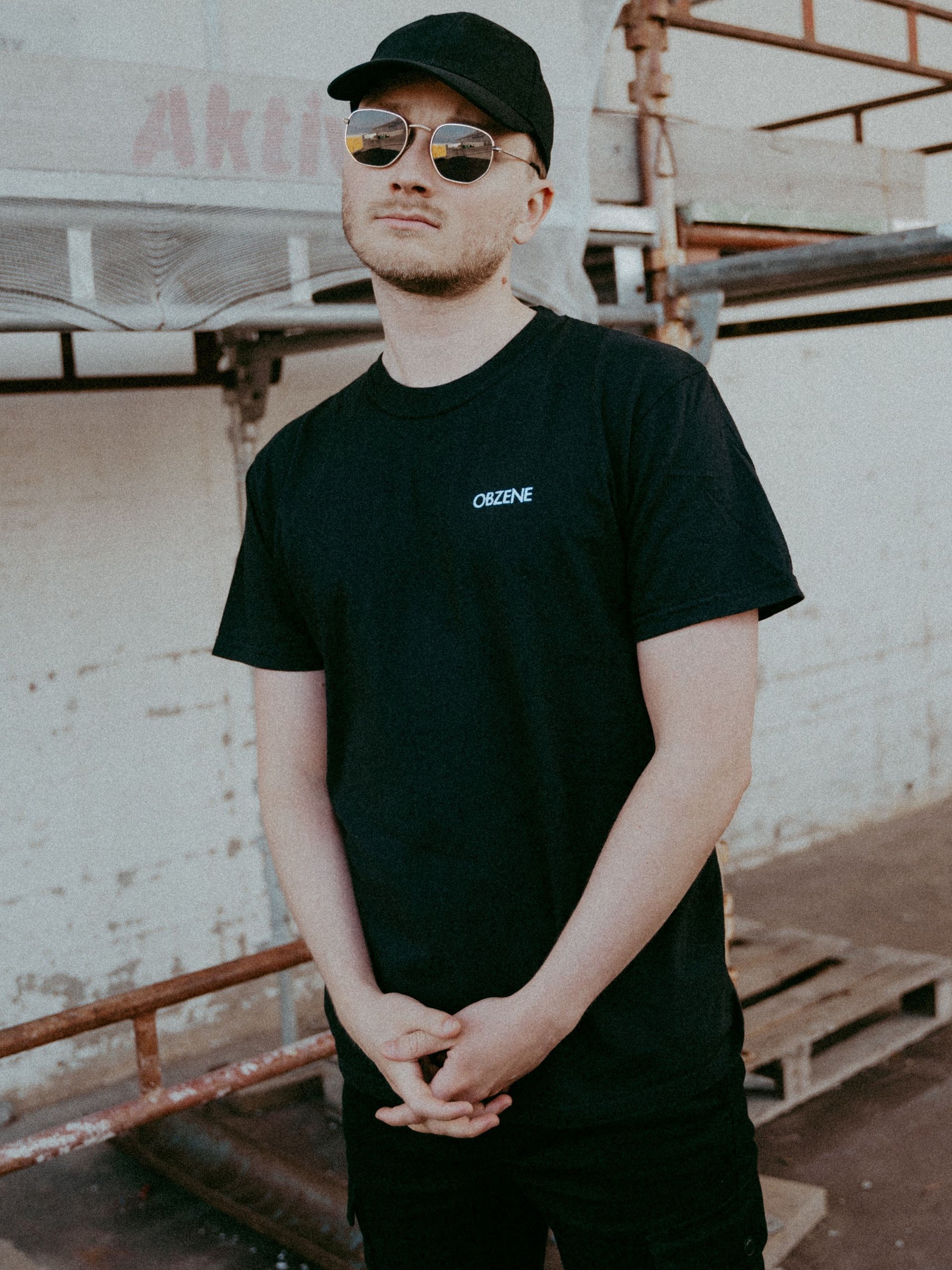 The Minimalist Tee - BLACK TEE EMBROIDERED LOGO product image (2)