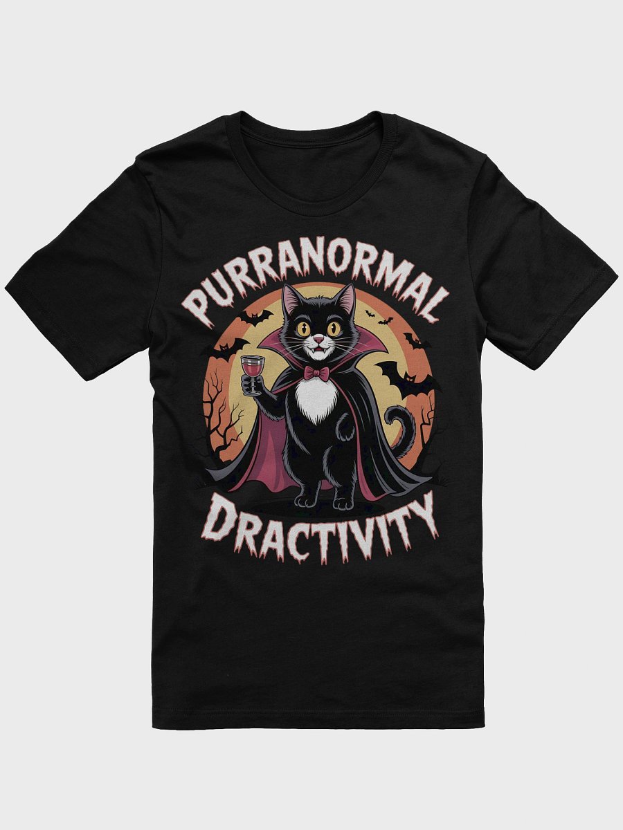 Purranormal Dractivity Vampire Cat T-Shirt product image (4)