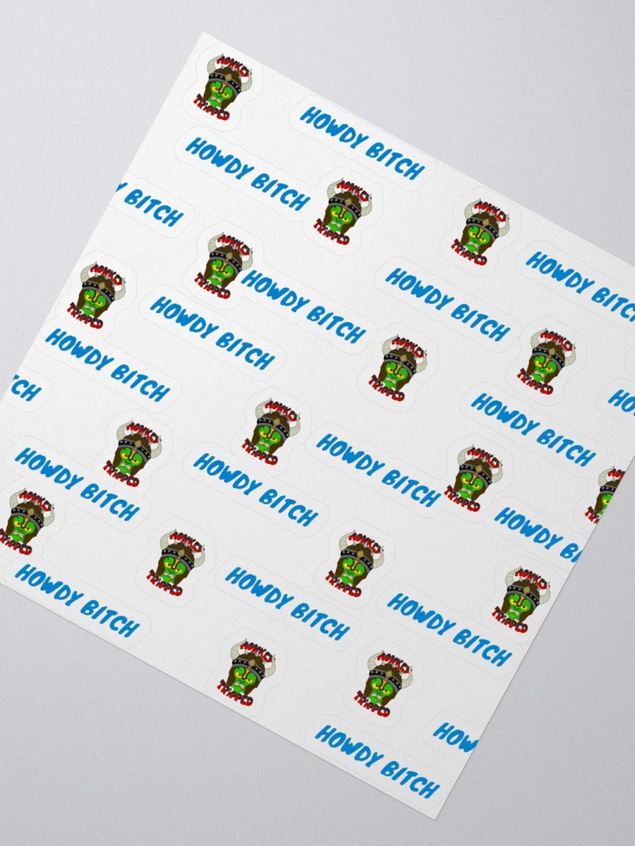 howdy bitch sticker product image (2)