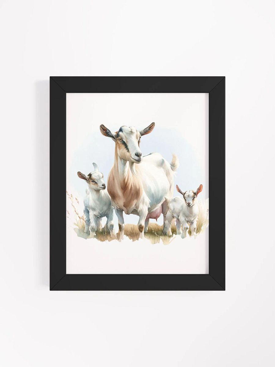Nigerian Dwarf Mama - Framed Print product image (112)