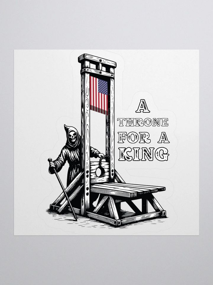 LIMITED - JUNE 2025 - FLAG DAY - NO KINGS STICKER product image (2)