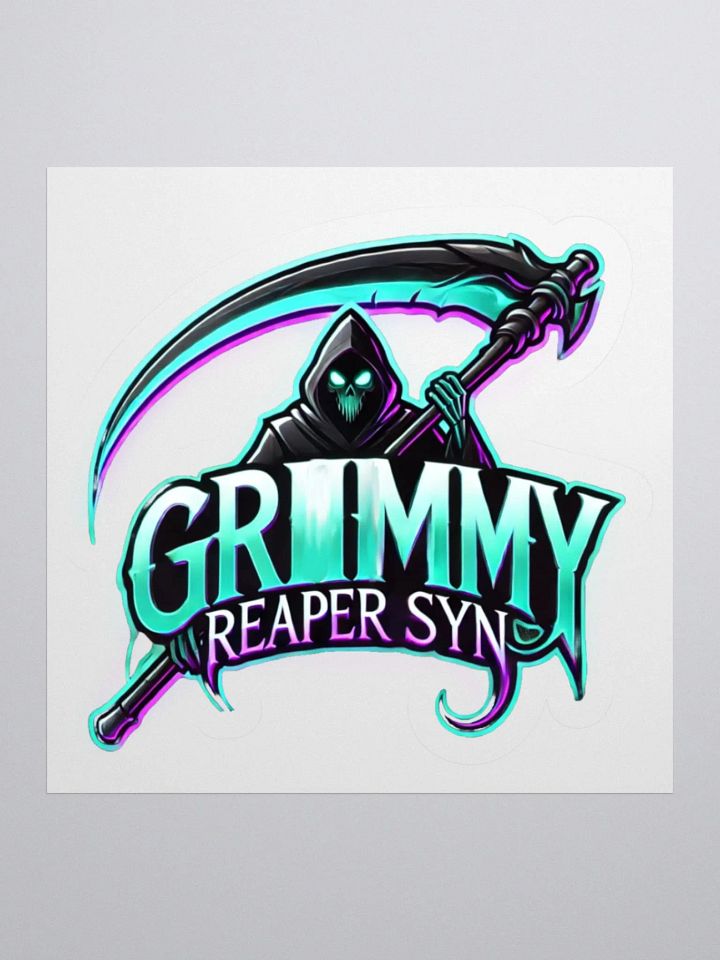 GrimmyReaperSyn Vinyl Sticker 💀🎮 product image (1)