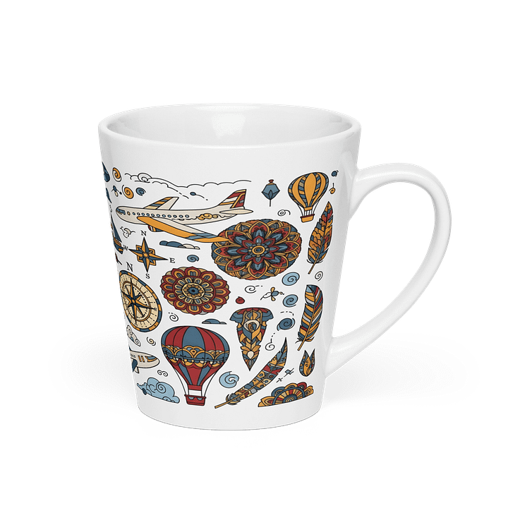 Boho Wanderlust Travel Aviation Pattern Mug product image (2)