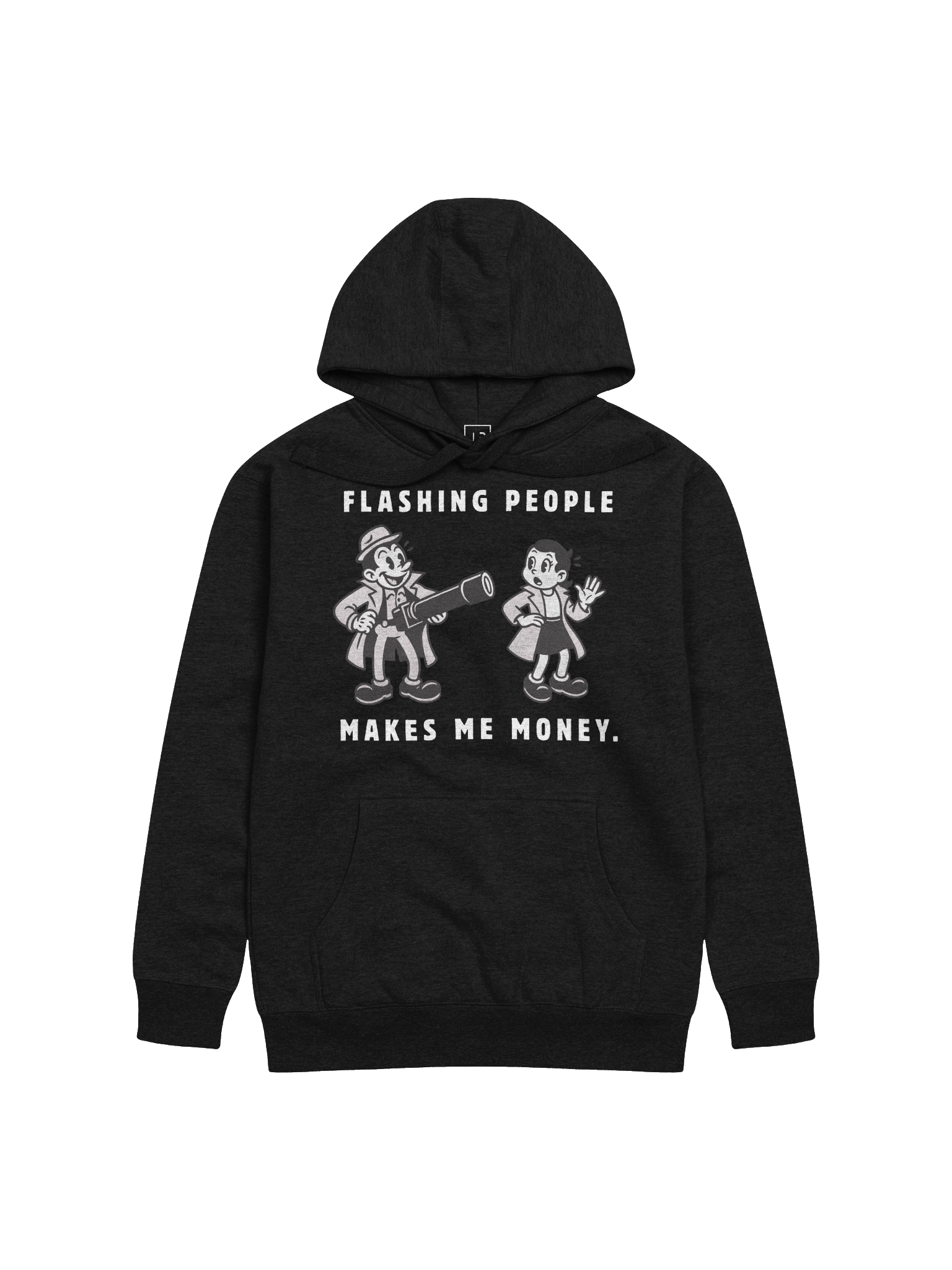 Flash responsibly Vintage Graphic Hoodie product image (1)