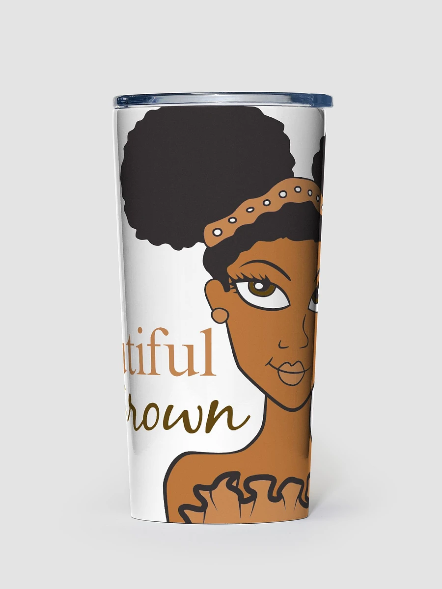 Beautiful Brown Girl Stainless Steel Tumbler product image (2)