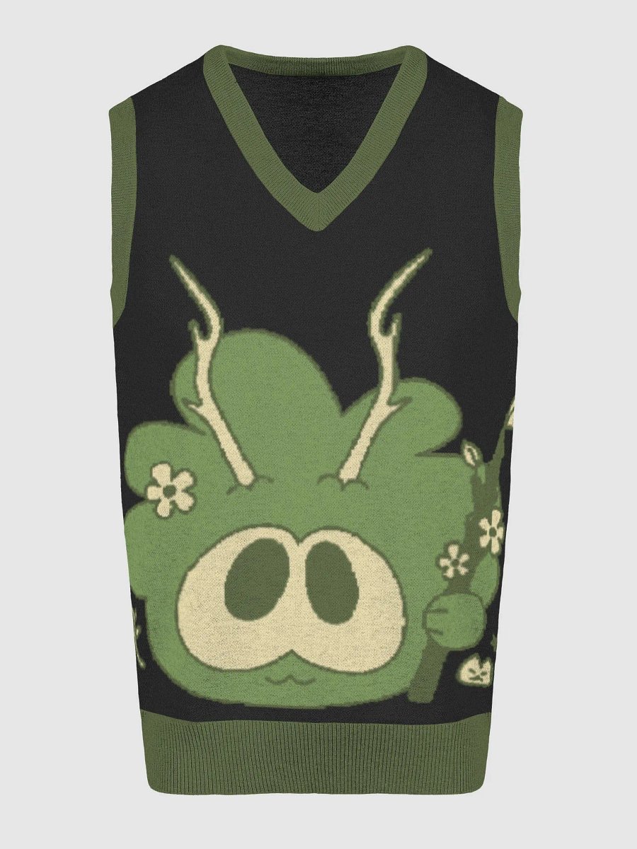 wild forest puff knitted vest product image (3)