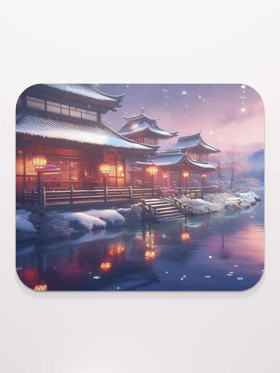 Snowy Nights Small Mouse Pad (7 x 9) product image (3)