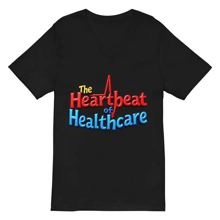 Healthcare Heartbeat V-Neck Tee product image (3)