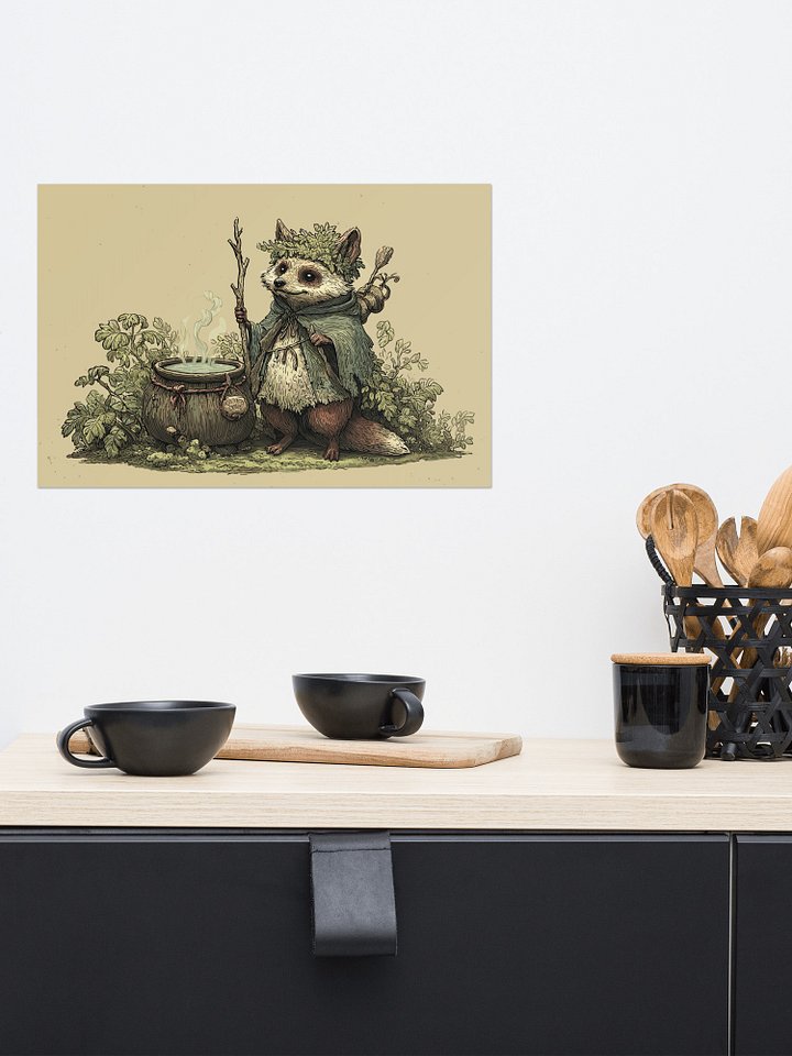Woodland Brewer – Fantasy Herbal Alchemy Poster product image (1)