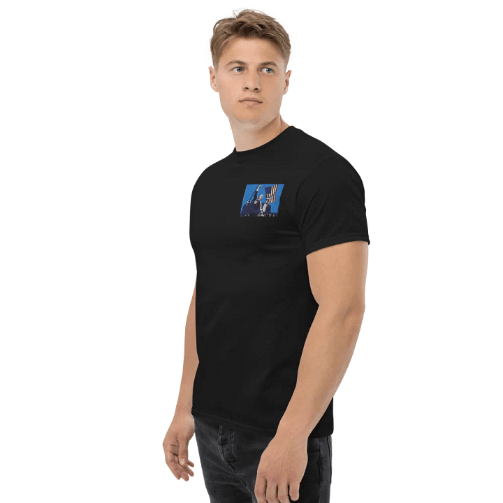 Trump Hero Front Embroidered Badge and Back Printed Tee product image (1)