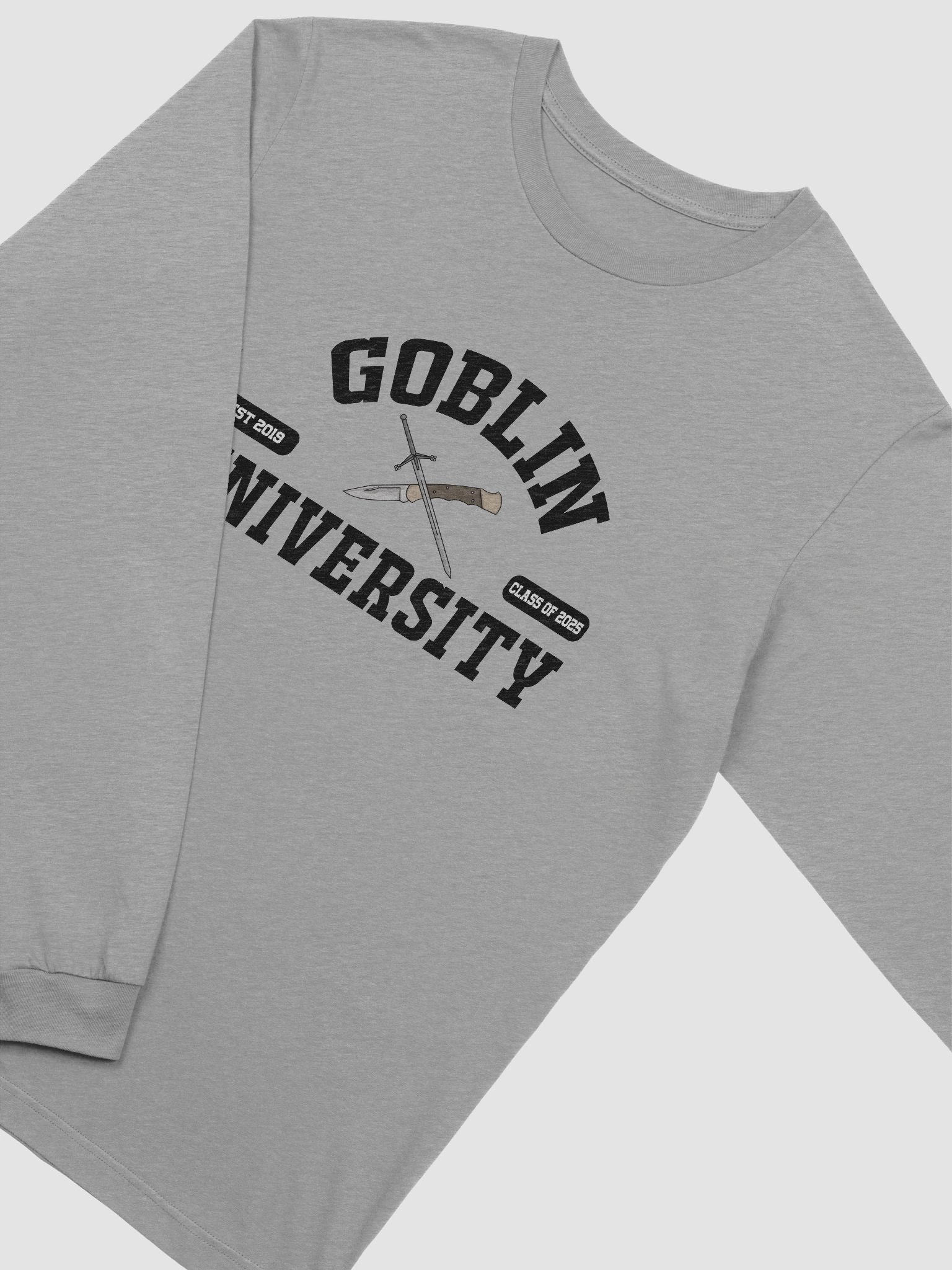 Goblin University Long Sleeve Black product image (39)