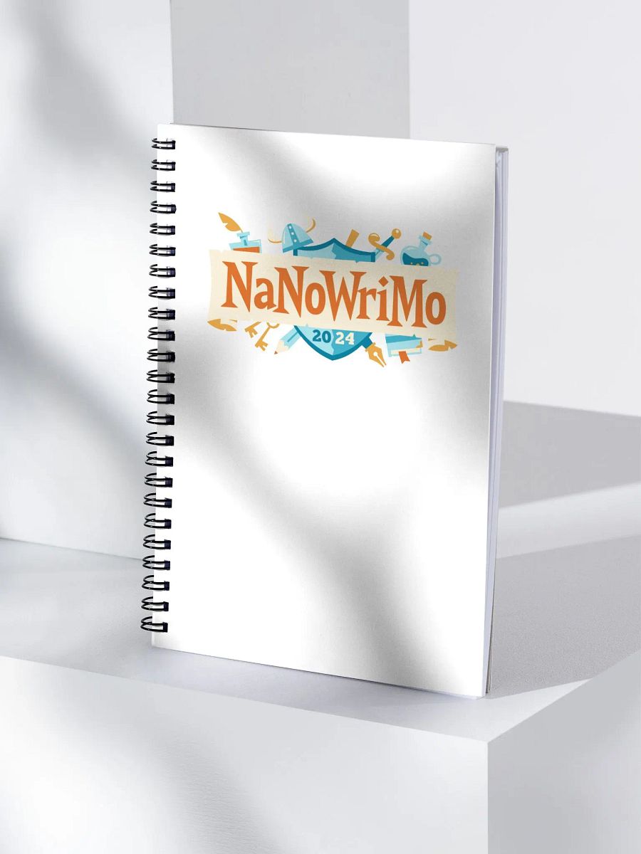 NaNoWriMo Spiral-Bound 2024 Logo Notebook product image (4)