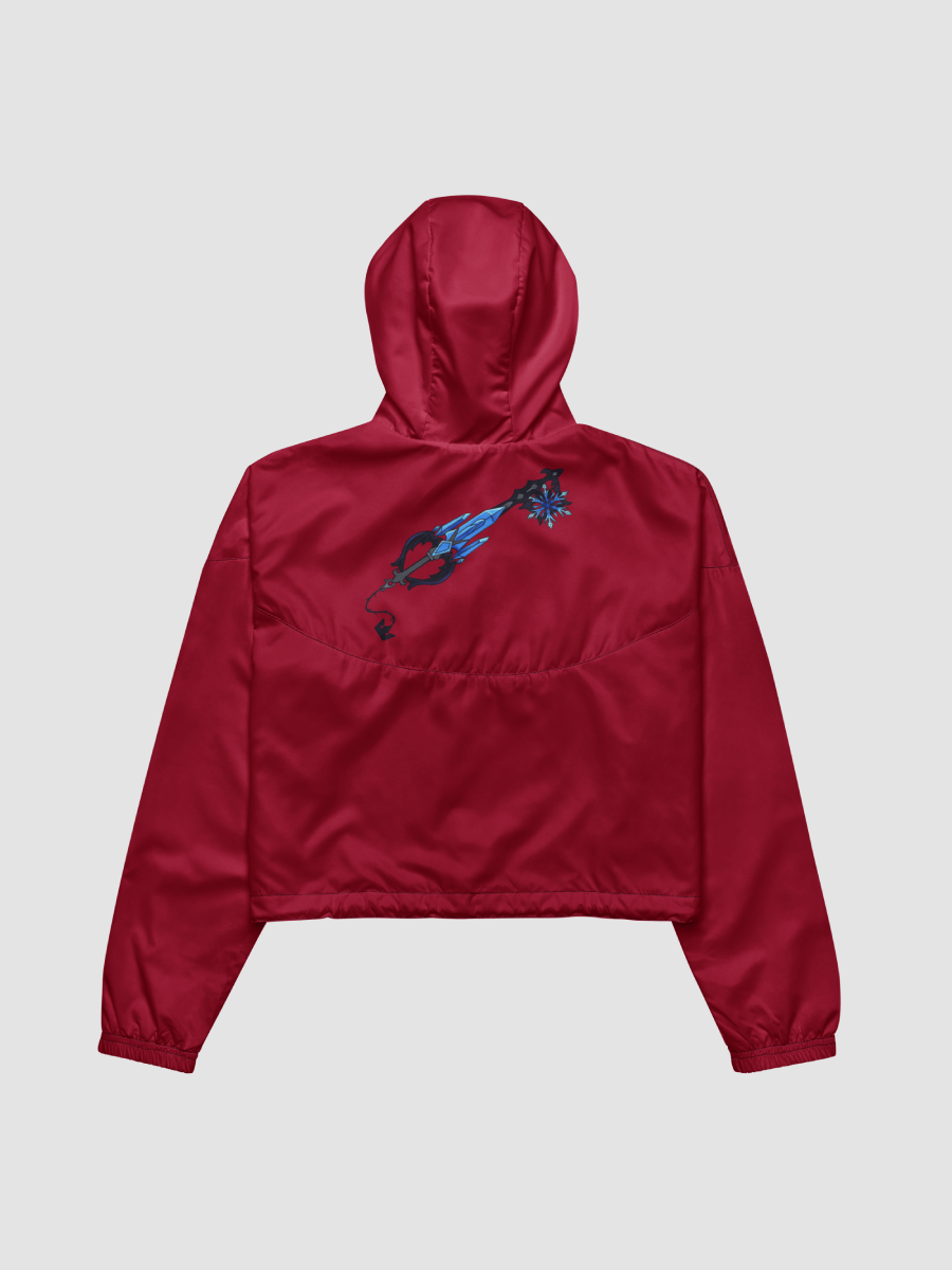 [ItsRizzleFizzle] All-Over Print Women's Cropped Windbreaker Sublicolor 915 product image (2)