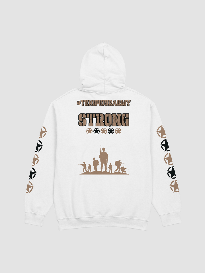 #TeNN4OURARMY Hoodie - Tan & Black product image (4)