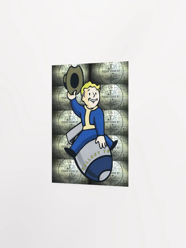 Fallout 76 Vault Boy Nuke Rider Poster product image (2)