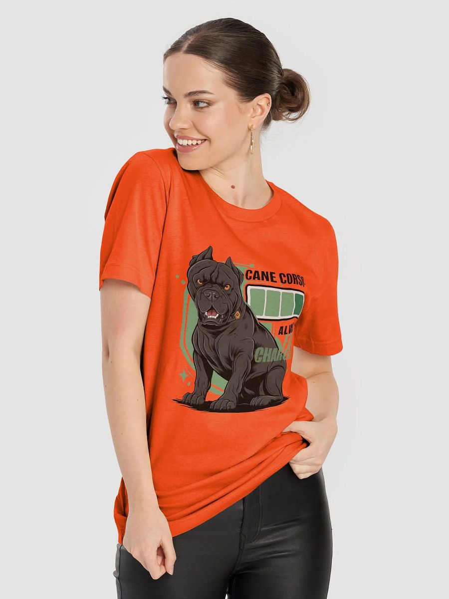 Energetic Cane Corso T-Shirt | Always Full Charged Dog Lover Gift product image (24)