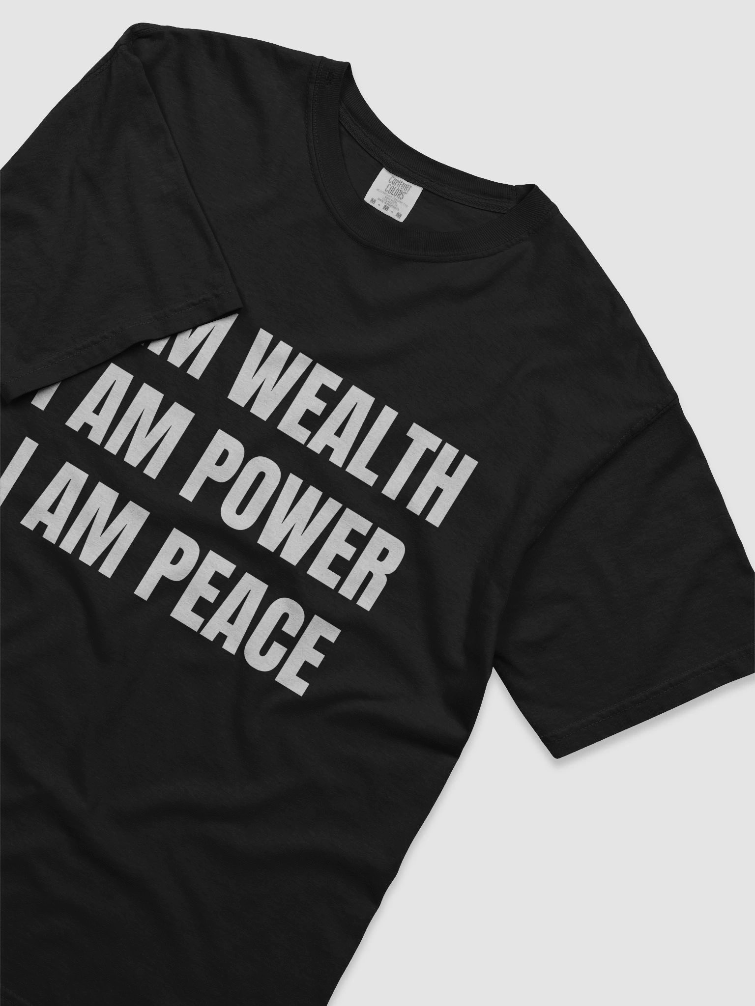 I Am Wealth. I Am Power. I Am Peace — Frequency Tee product image (5)