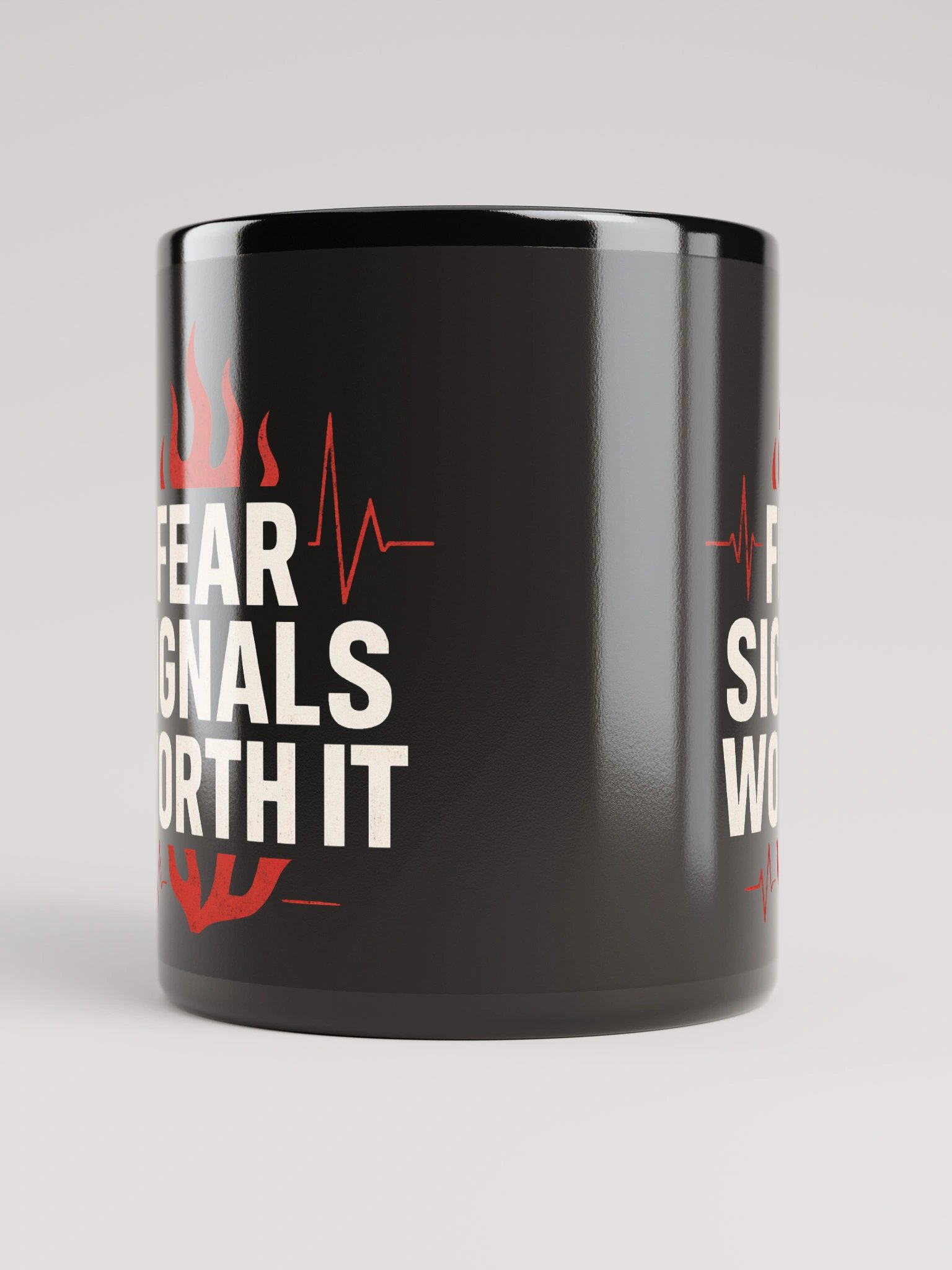 Unlock Your Courage with Halle Berry’s Inspiring Quote: Fear Signals Worth It — Transform Your Life One Sip at a Time with Our Exclusive Motivational Mug product image (9)