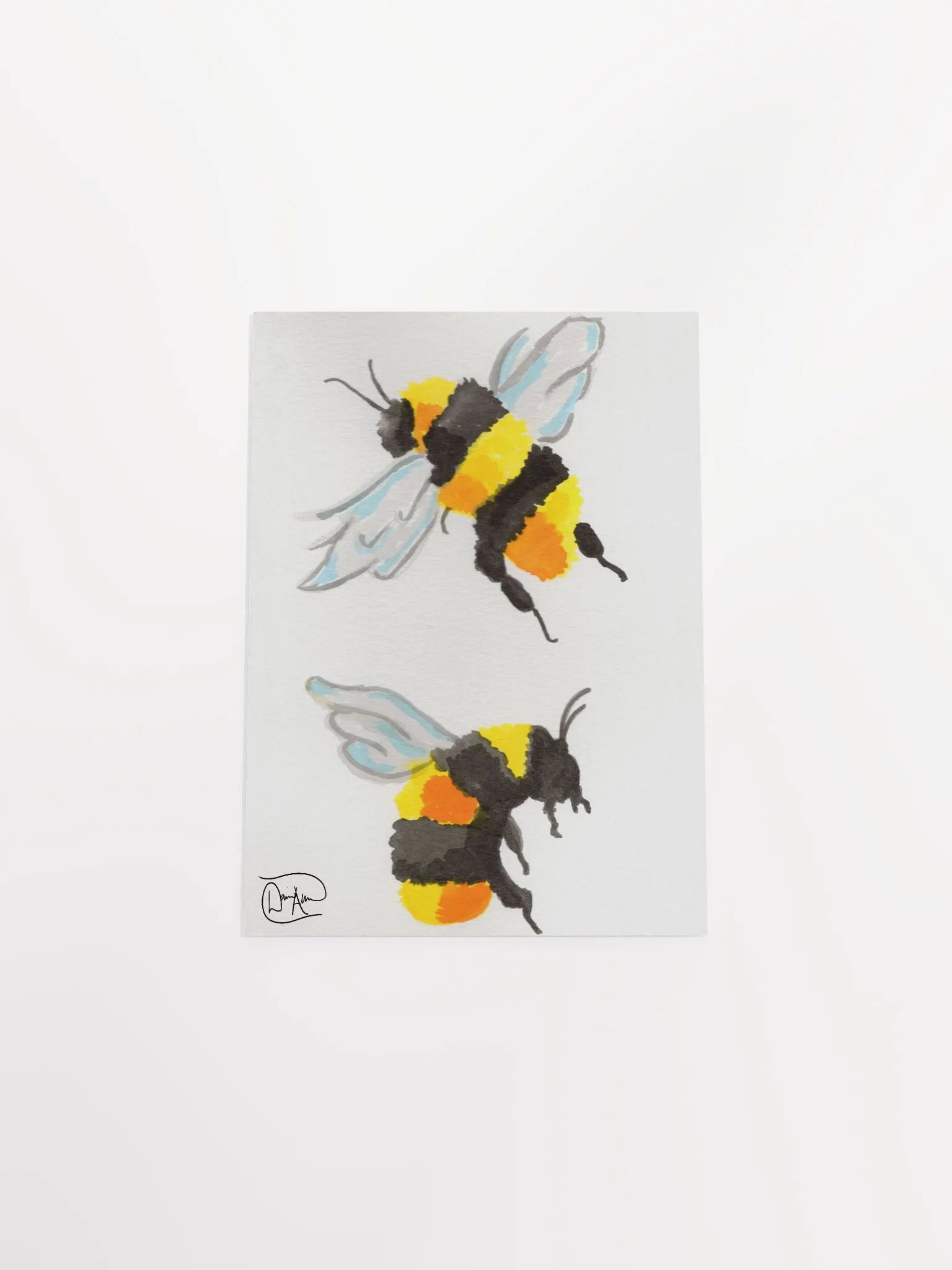Beebert & Beetrice Watercolour Print product image (4)