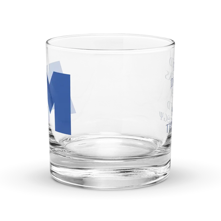 Hard Drinks for Hard Theology Whiskey Glass product image (1)