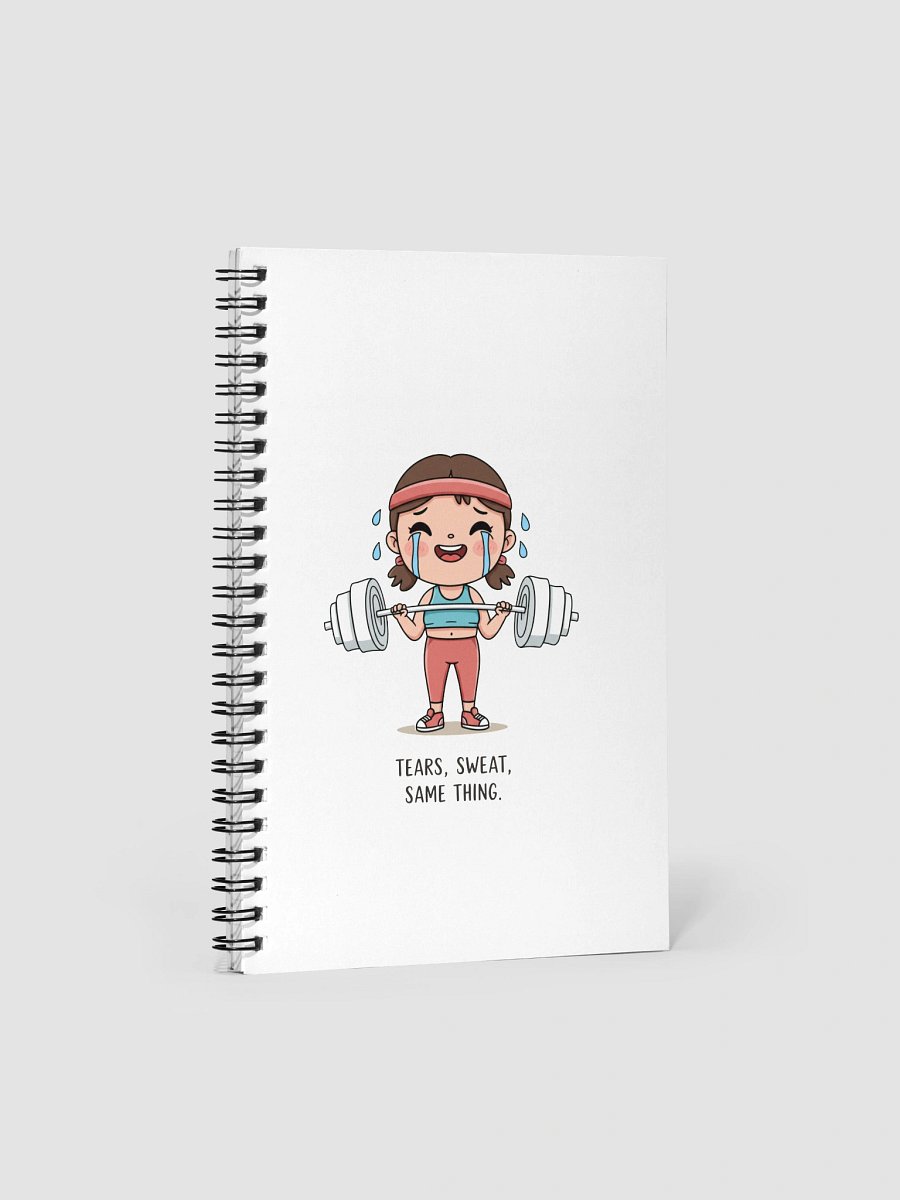 The Emotional Reps Notebook “Tears, sweat, same thing.” edition product image (1)