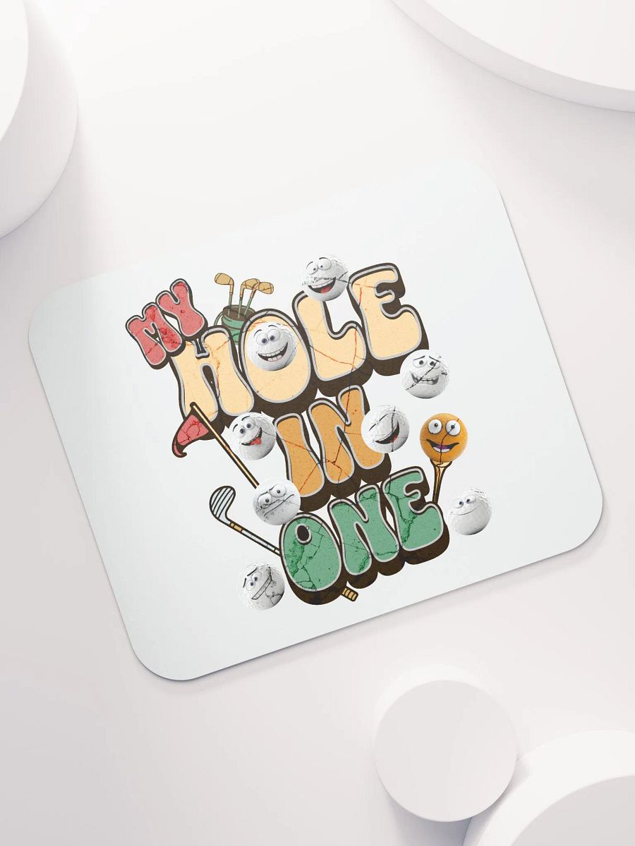 My Hole In One Smiling Golf Balls Mouse Pad product image (5)