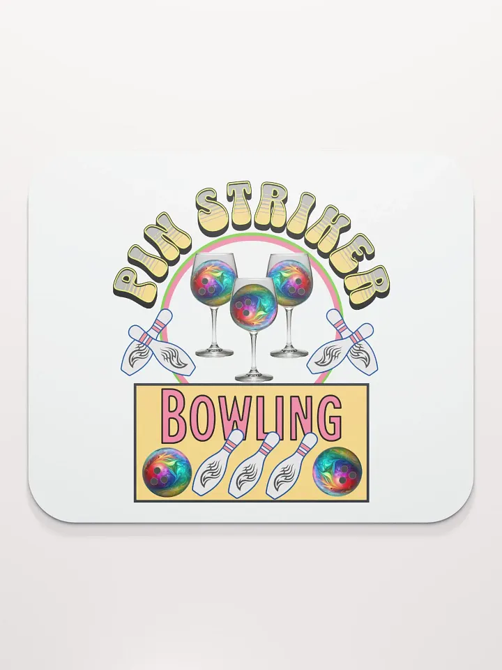 Pin Striker Bowling Mouse Pad product image (2)