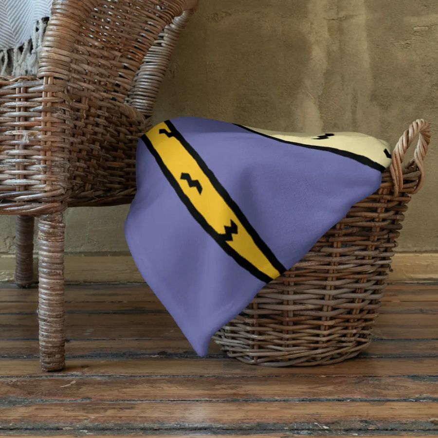 Throw Blanket 💜 I will focus my energy on what's good for me (127 × 153 cm) product image (10)