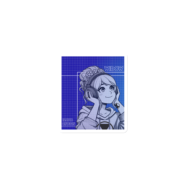 Widow Blueprint Magnet product image (1)