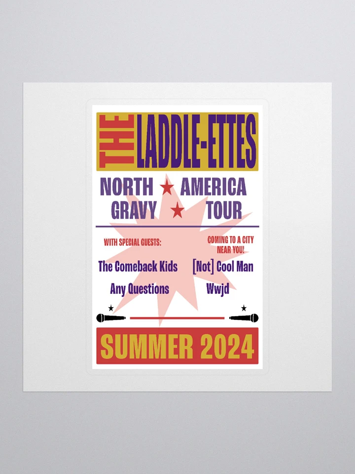 The Laddle-ettes Tour Sticker product image (1)