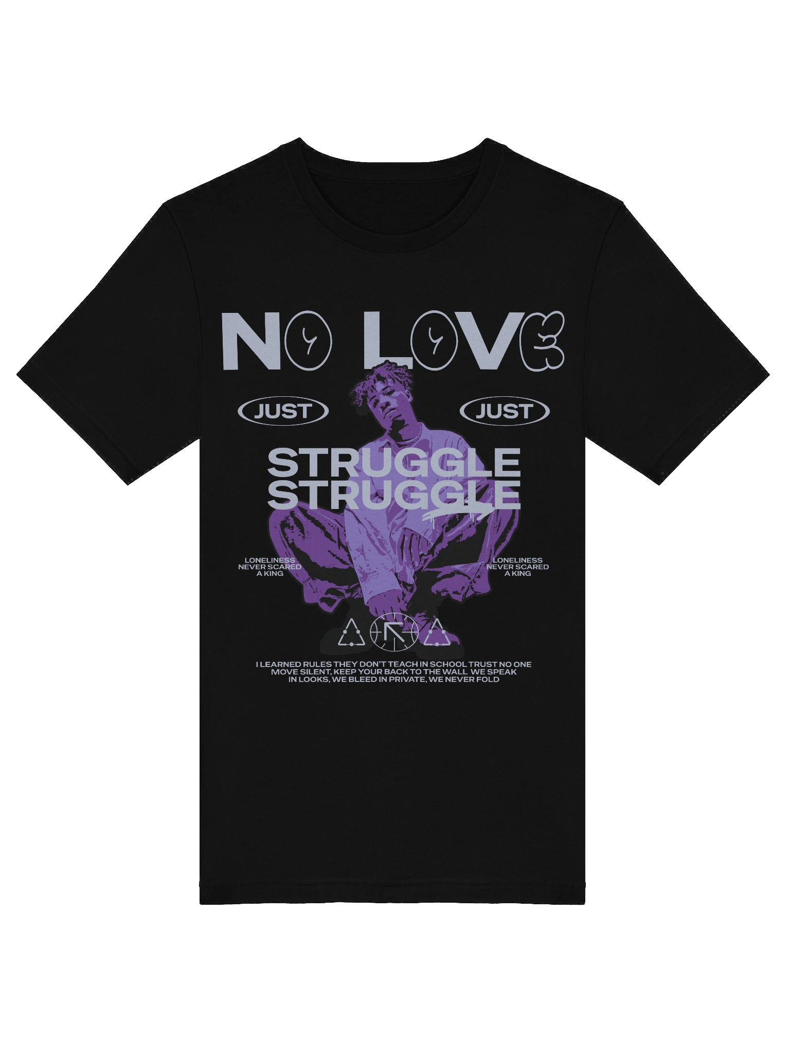No Love | Unisex Bella+Canvas Supersoft T-Shirt product image (6)