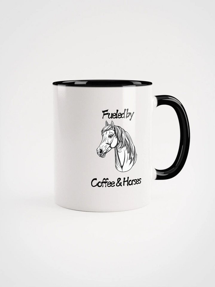 Fueled by Coffee & Horses Ceramic Mug product image (1)