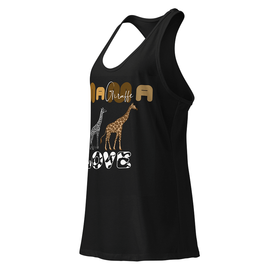 MAMA Giraffe LOVE Racerback Tank product image (3)
